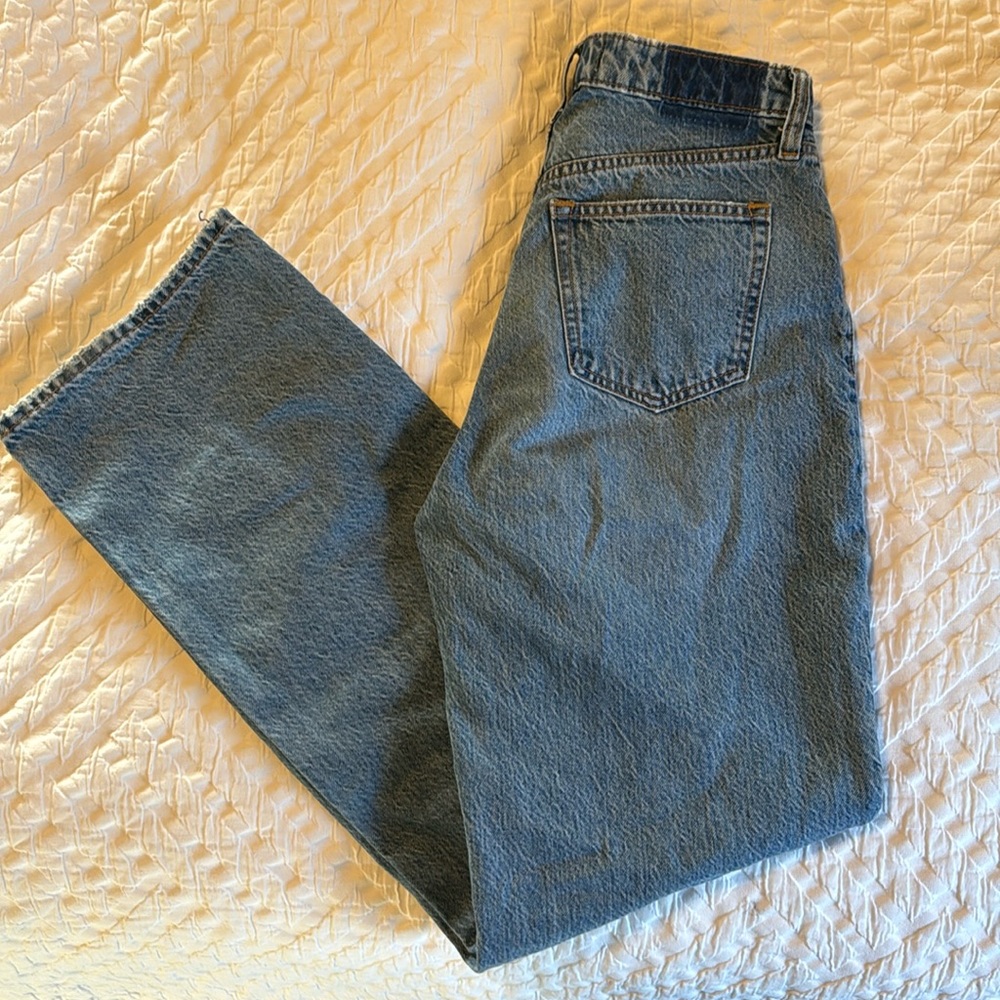 Abercrombie and Fitch Curve Love Loose High Rise Jeans